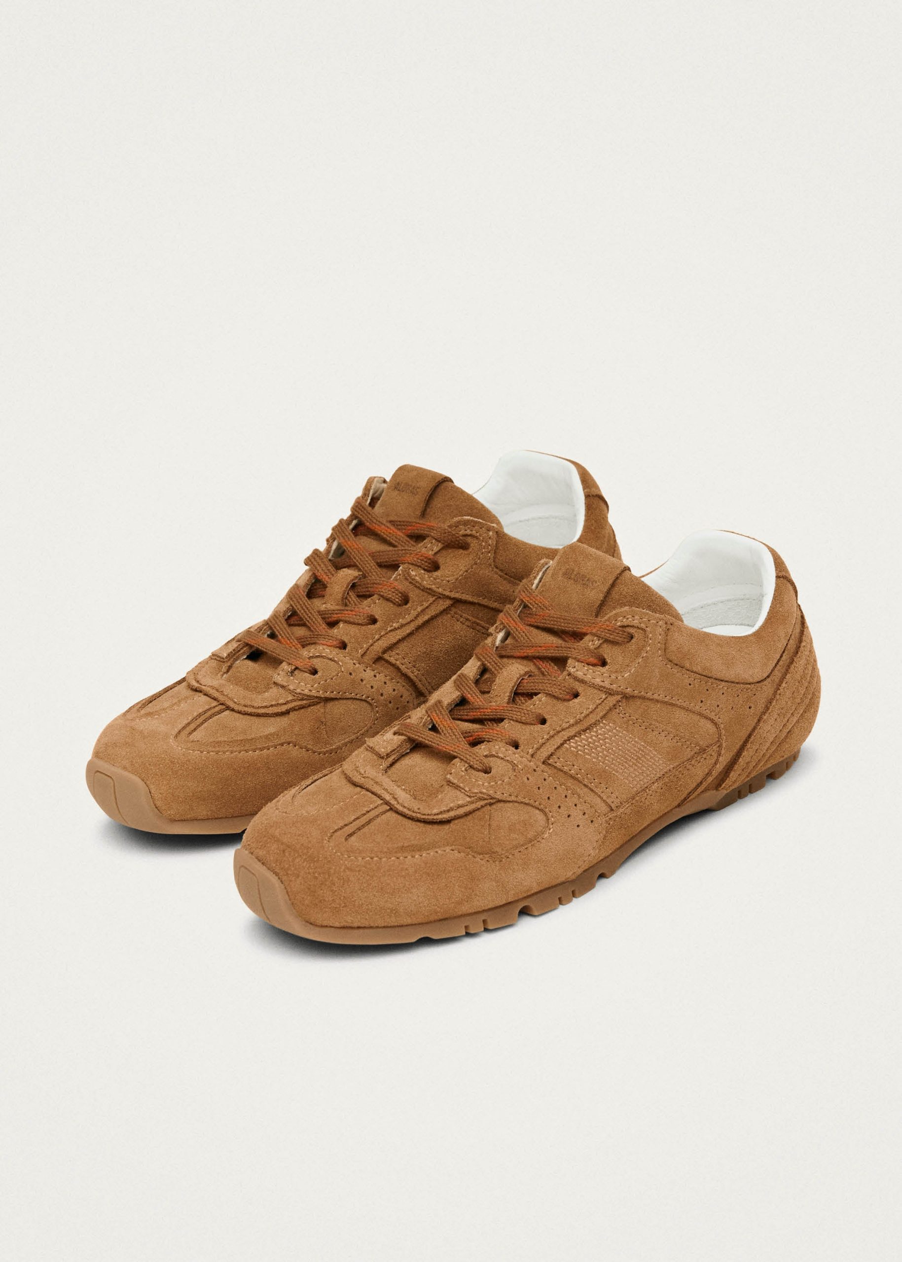 Tb.56 Suede Tan Leather Sneakers - Image 8