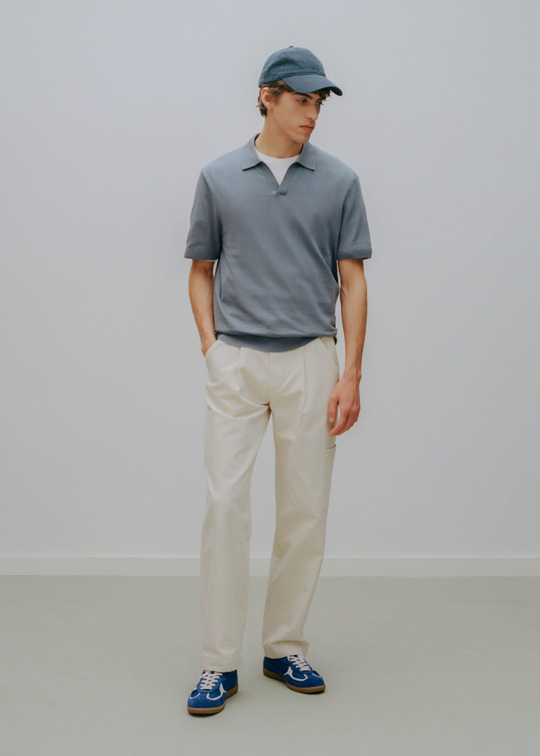 Tb.490 Rife Sheen Blue Leather Sneakers - Image 8