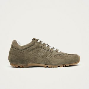 Tb.56 Suede Khaki Leather Sneakers