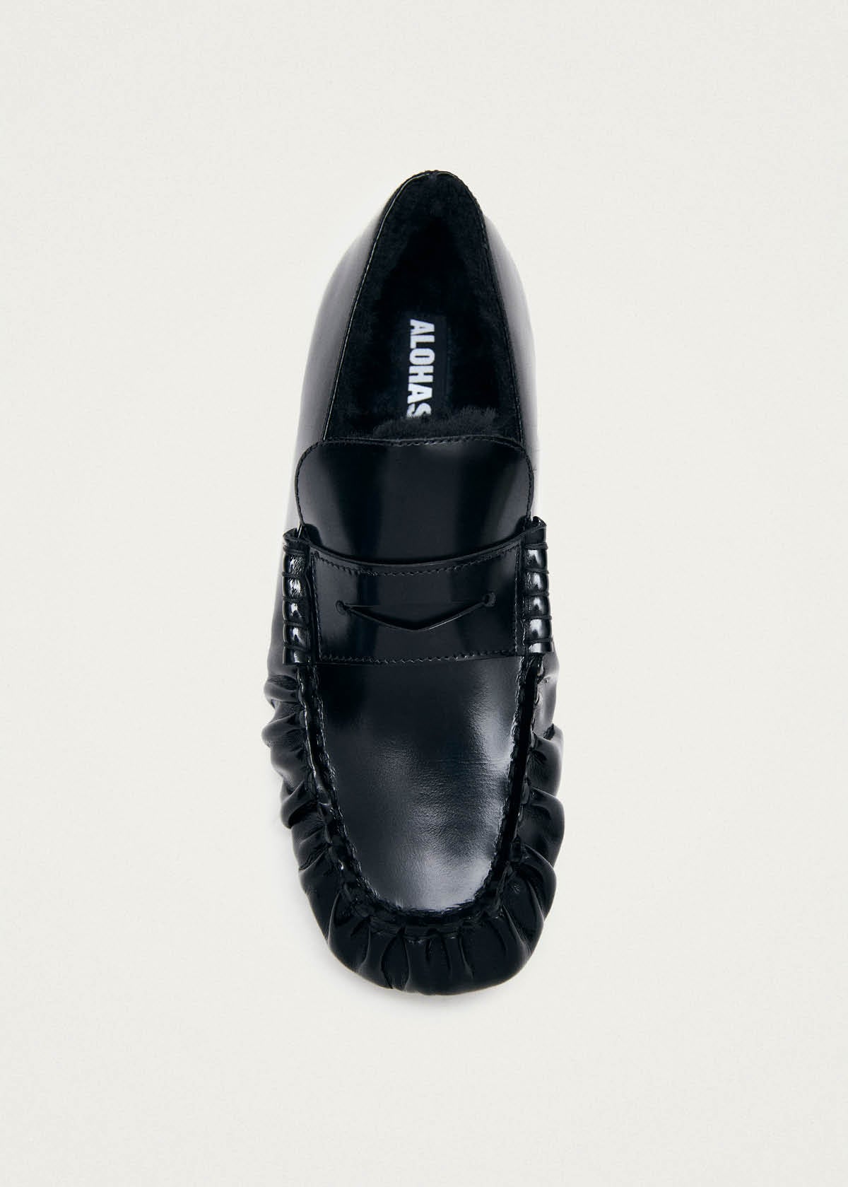 Aven Soft Black Leather Loafers - Image 4