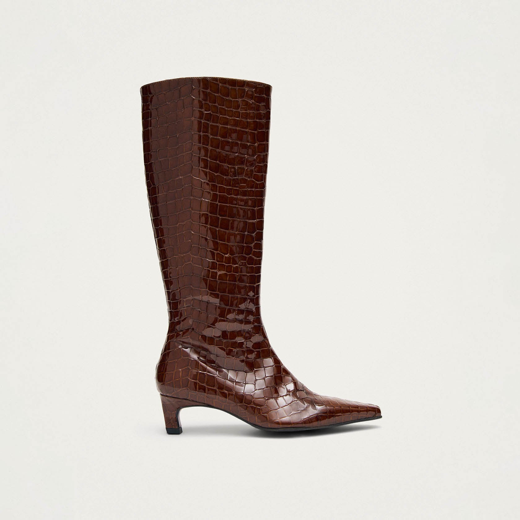 Gema Alli Brown Leather Boots - Image 3