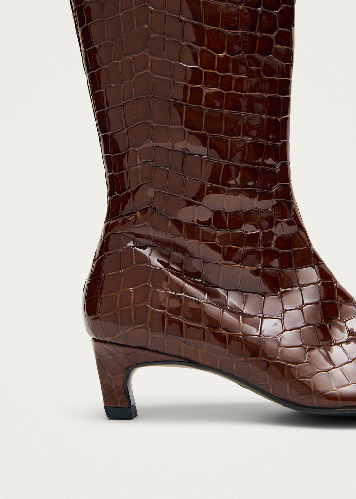 Gema Alli Brown Leather Boots - Image 7
