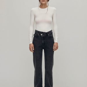 Kansas Black Denim Pants