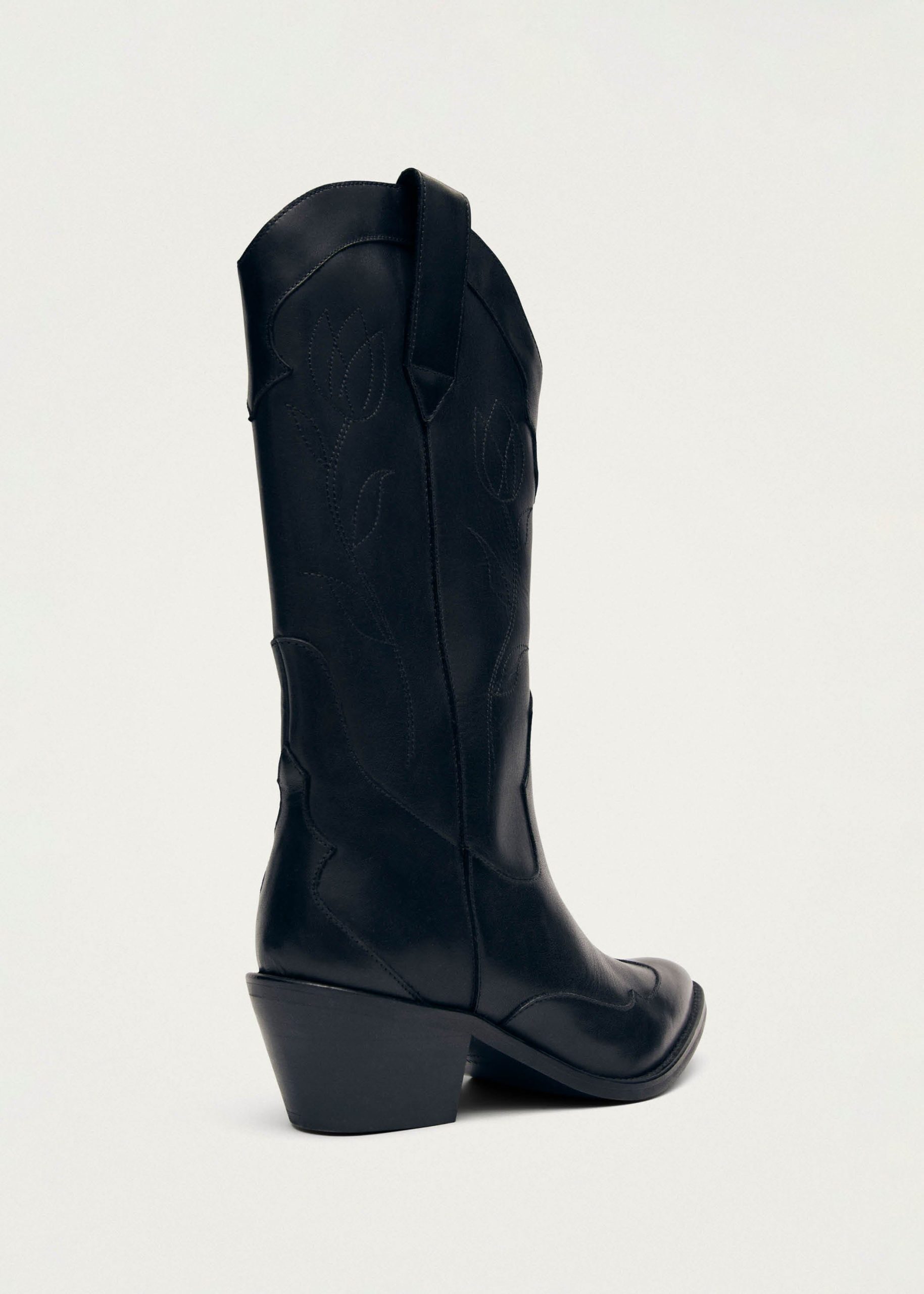 Liberty Black Leather Boots - Image 5