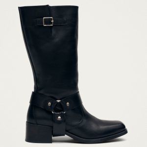 Rocky Black Leather Boots