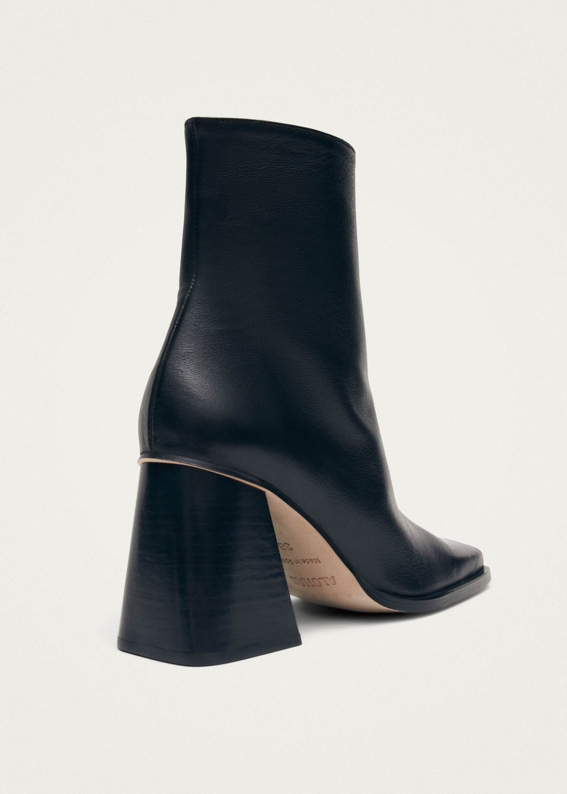 South Black Leather Ankle Boots - Image 6