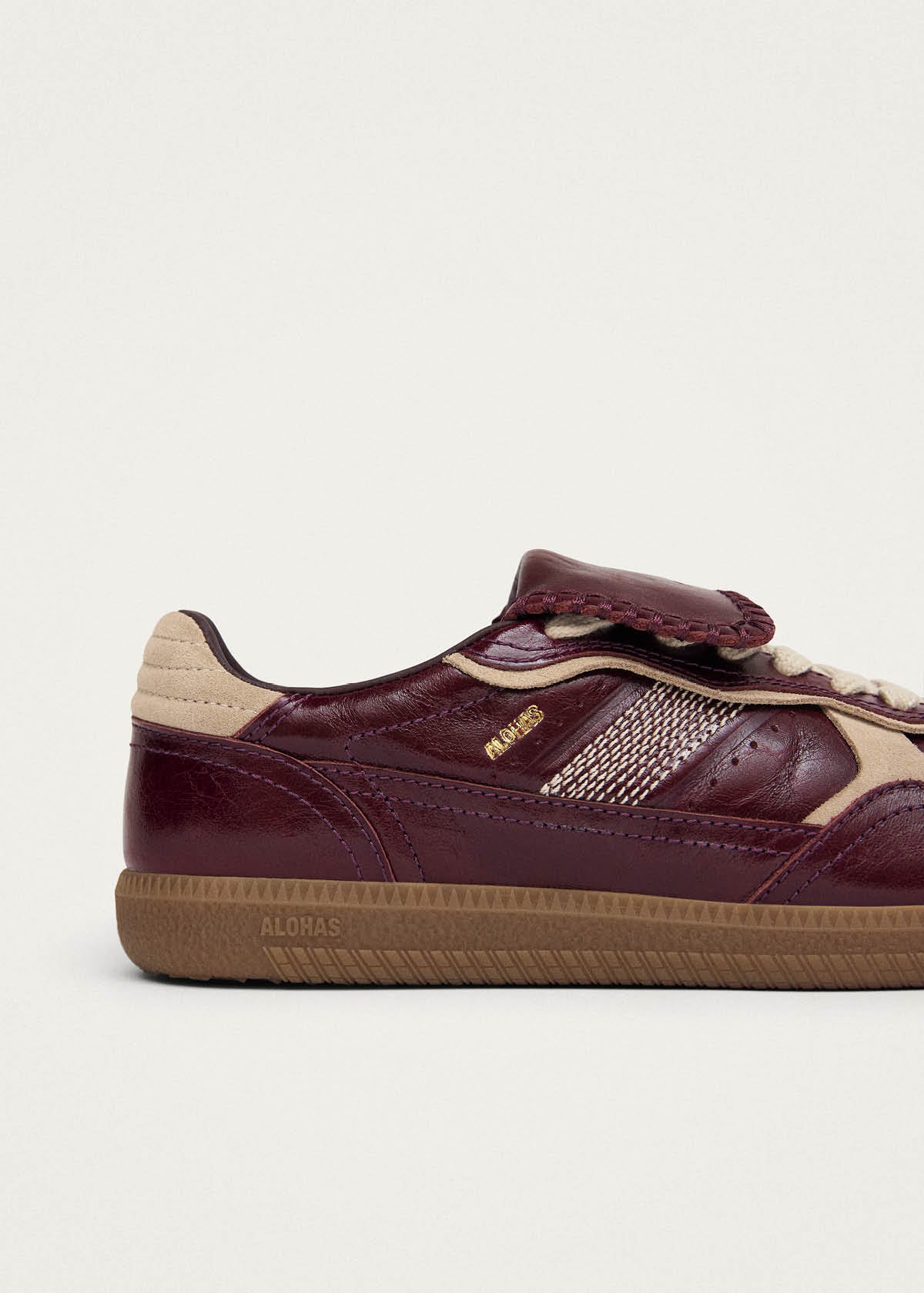 Tb.490 Club Deep Burgundy Patent Leather Sneakers - Image 6