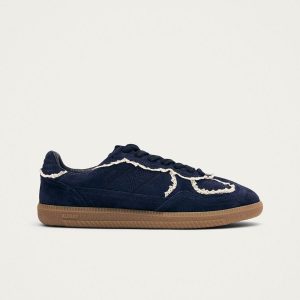 Tb.490 Crochet Navy Leather Sneakers