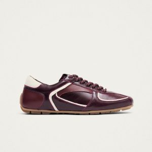 Tb.970 Burgundy Leather Sneakers