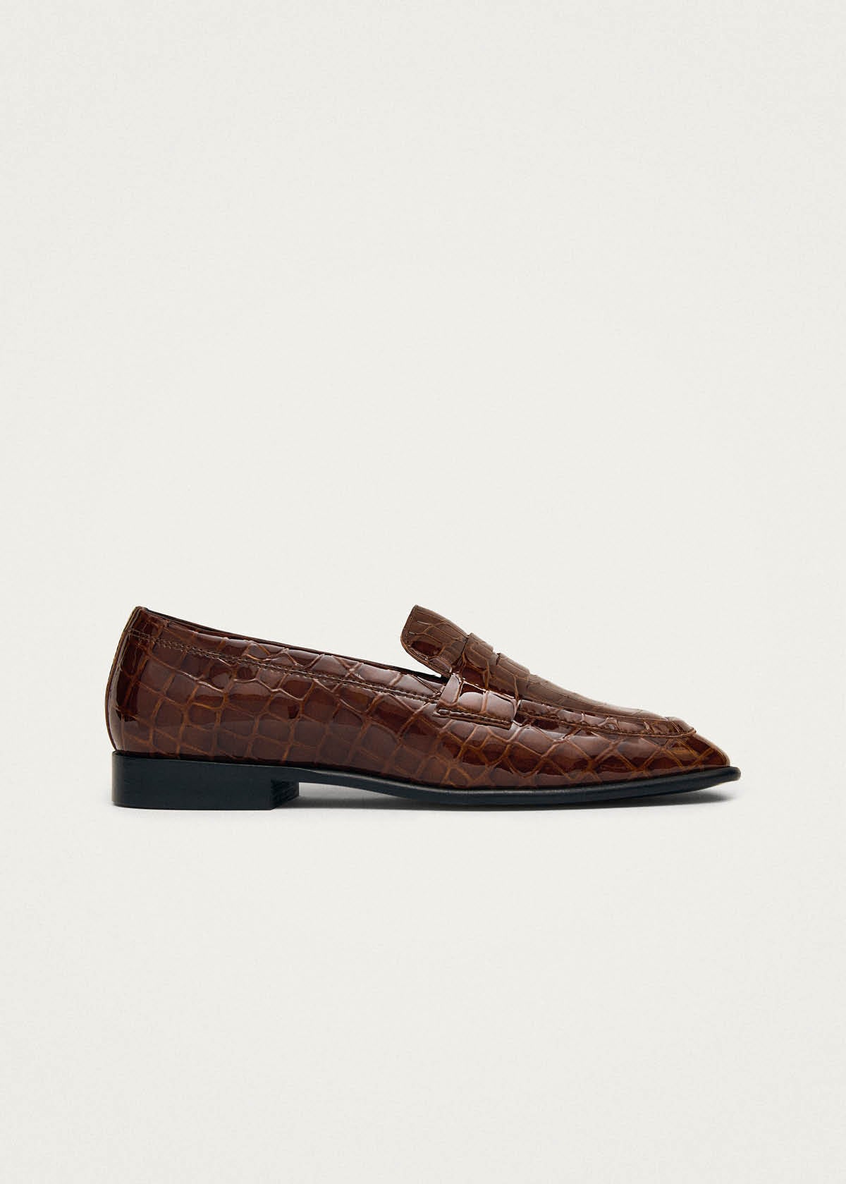 Zaha Alli Brown Leather Loafers